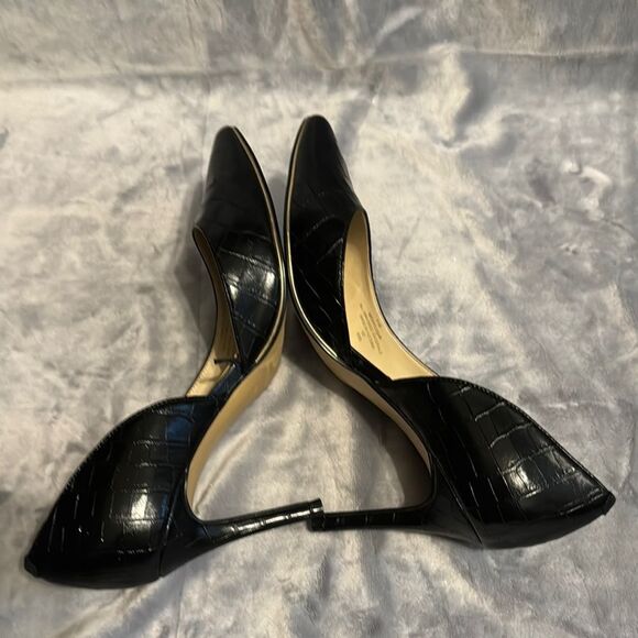 Marc Fisher Darlina Croc-Embossed Heels - Picture 5 of 10